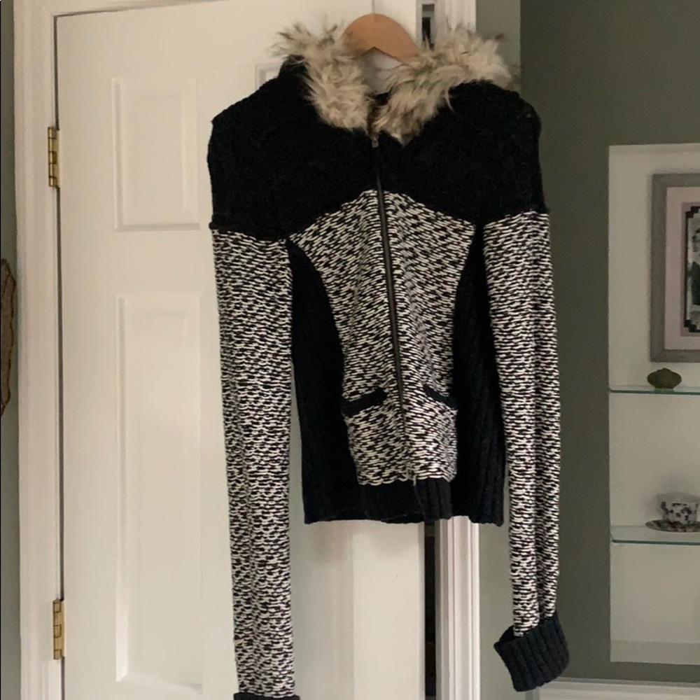 Anthropologie zip-up sweater!